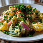 Delicious Japanese Potato Salad Close-up