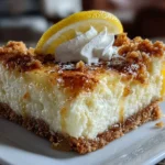 Delicious Lemon Marbled Cheesecake Bars