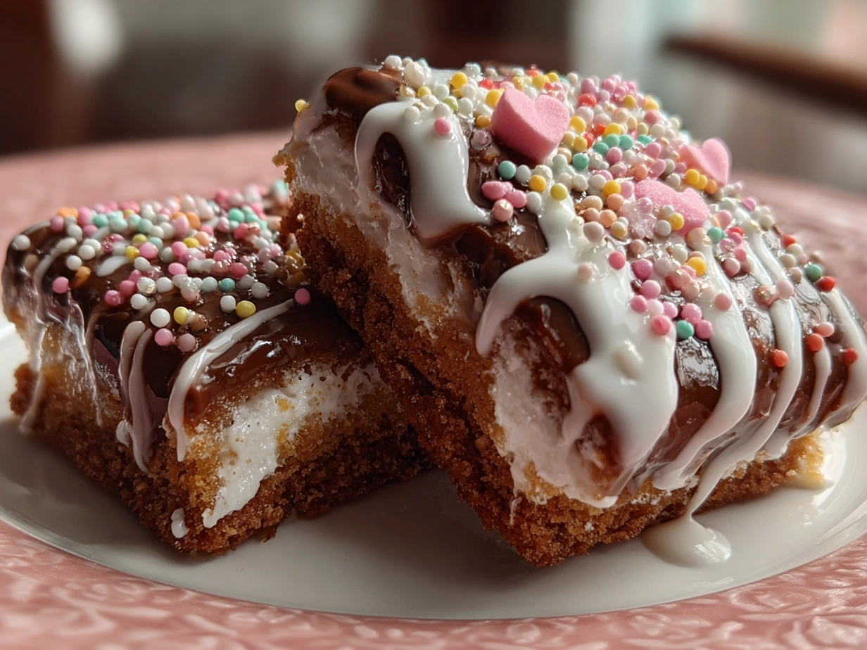 Delicious Copycat Little Debbie Valentine Cakes on a plate ready to serve