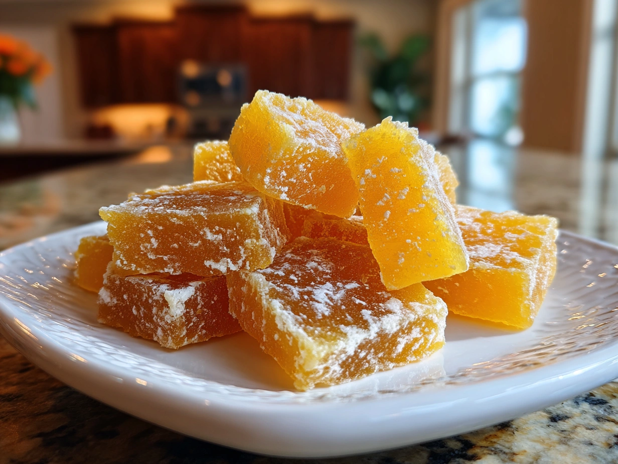 A jar of finished Pineapple Cowboy Candy, showing the sweet and spicy pineapple relish.