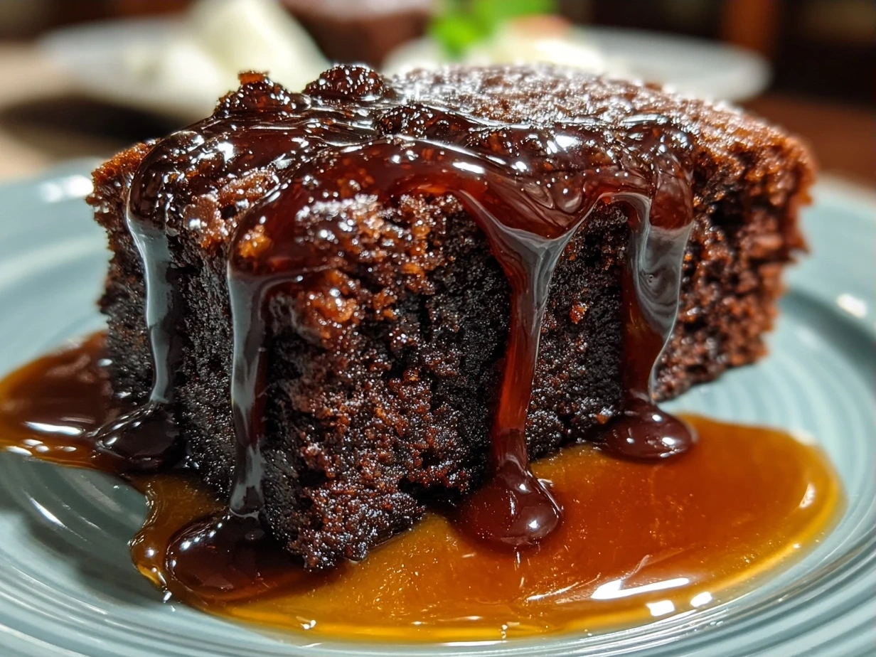 Served gooey chocolate cake with a melting chocolate center and ice cream