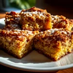 Home cooks, taken with iPhone 14 Pro. Close-up slight angle of homemade Banana Oatmeal Bars on white plate. Fresh vibrant --ar 4:3 --style raw --s 240