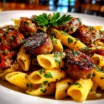 Homemade Cajun Sausage Pasta