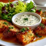 Homemade creamy Caesar dressing close-up