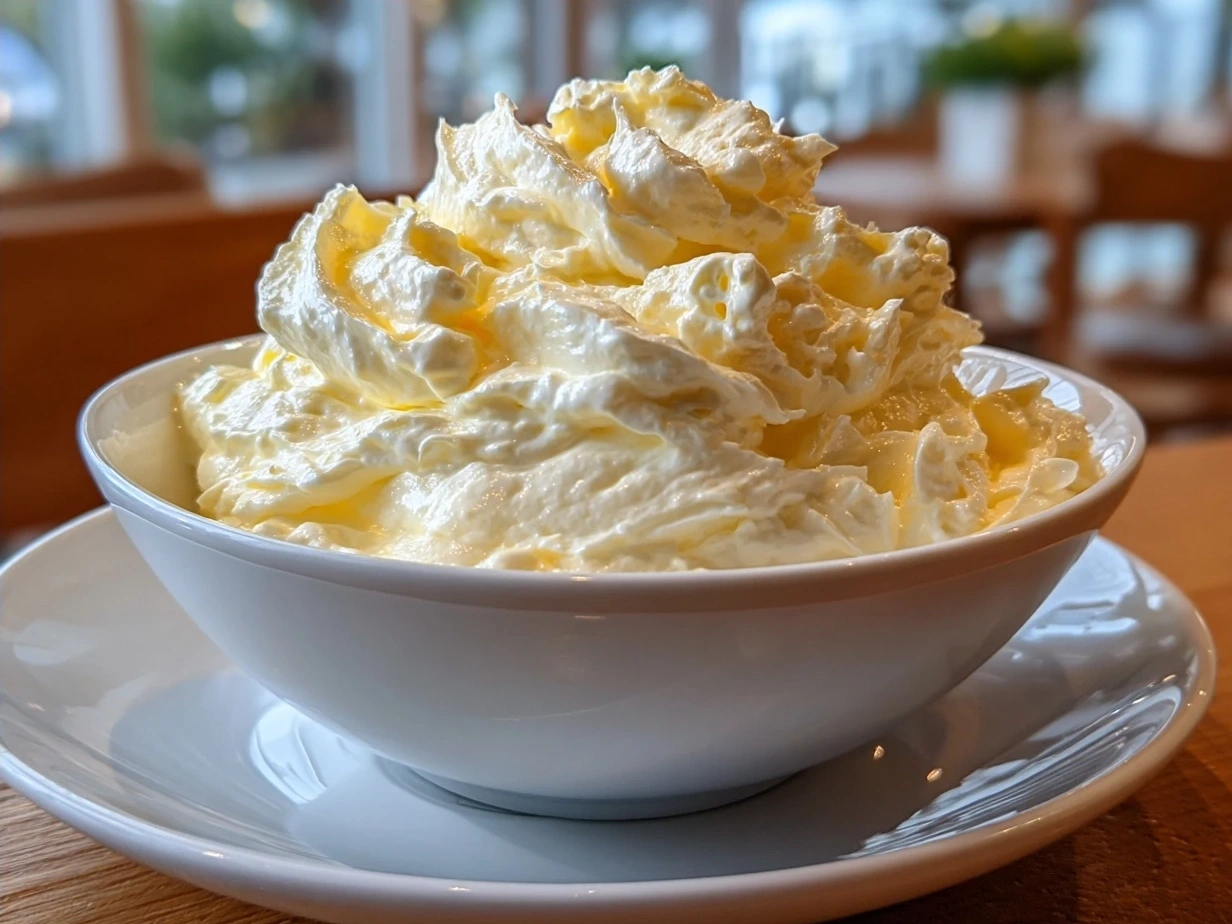 Bowl of creamy homemade mayonnaise ready to serve