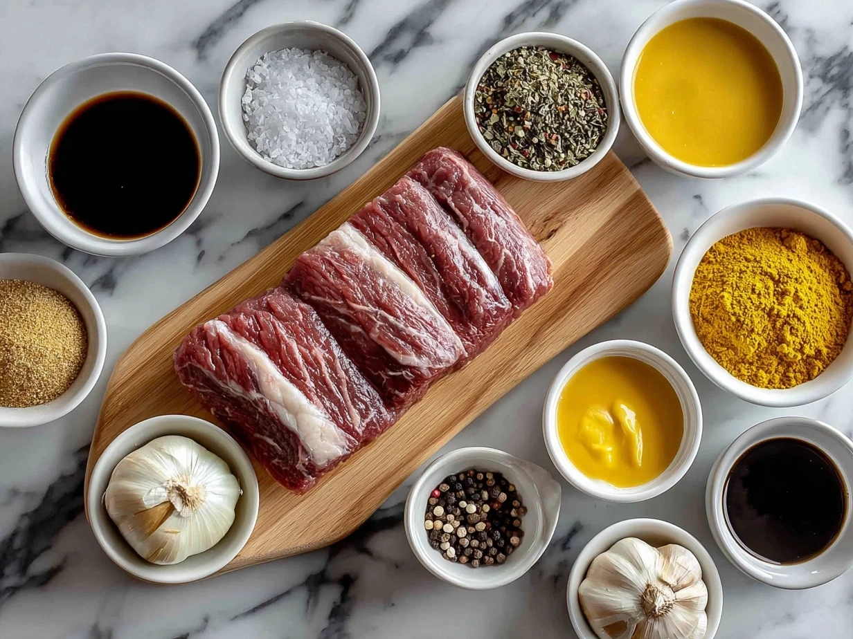 Ingredients for Maple Dijon Glazed Beef Tenderloin