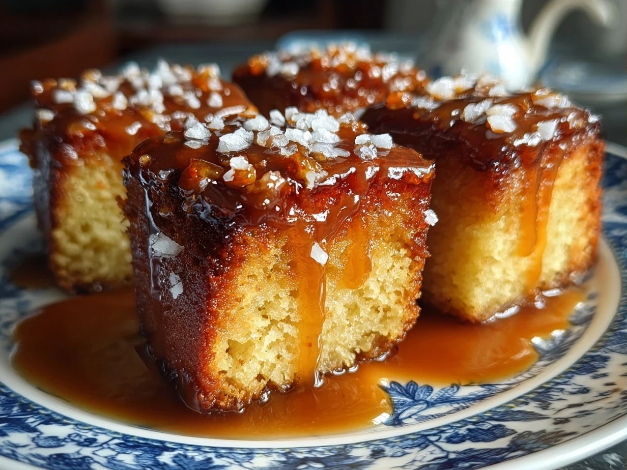 Bite-sized Swedish Coffee Cake Caramels served on a wooden board with a rustic look