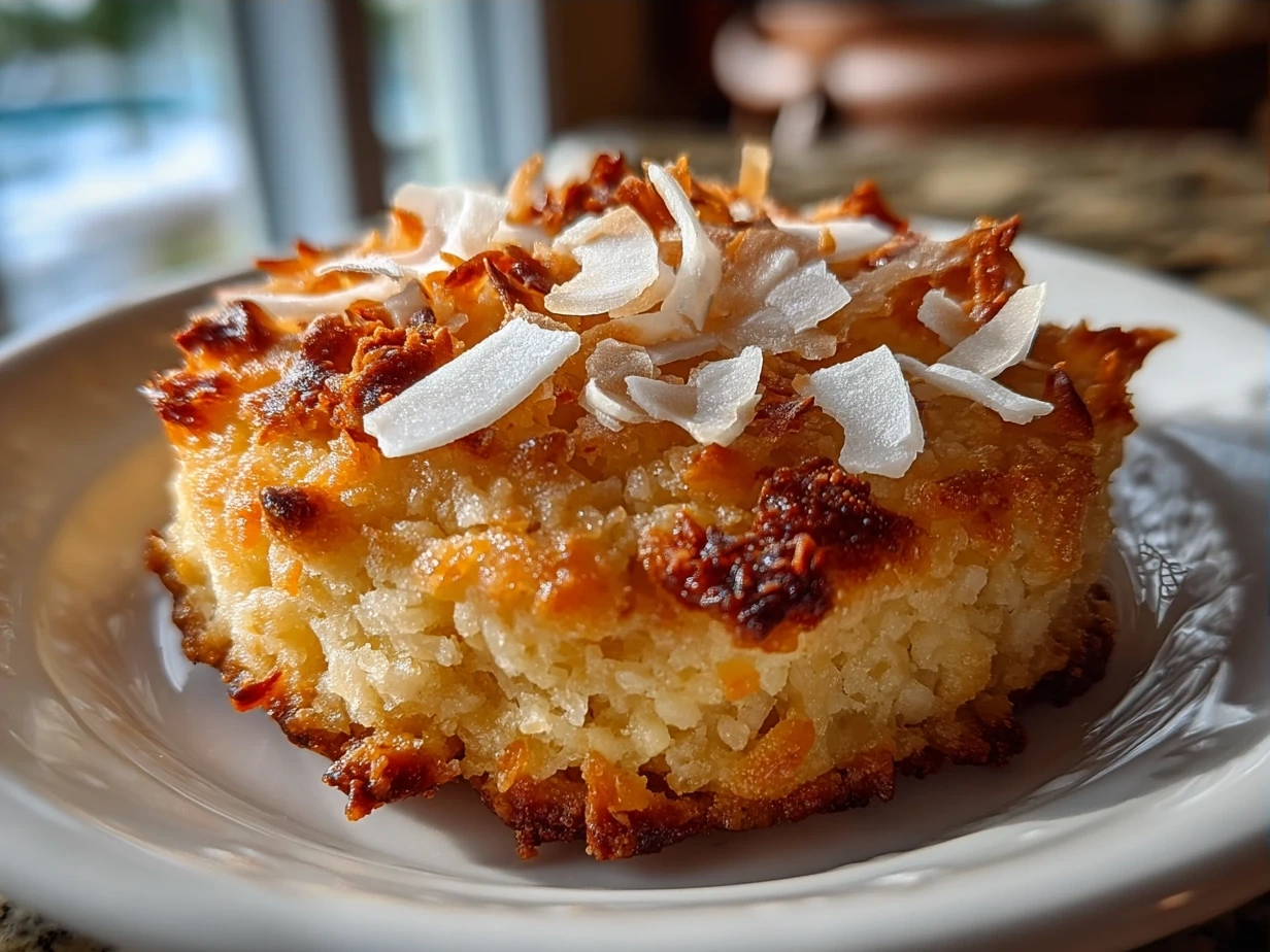 Freshly baked toasted coconut shortbread cookies served and ready to enjoy