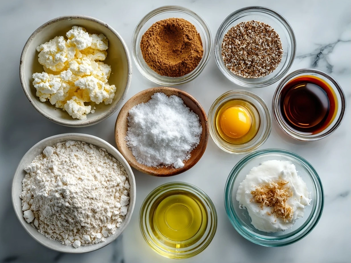 Ingredients for tortilla roll-ups: tortillas, cream cheese, ranch mix, ham, cheddar, and green onions