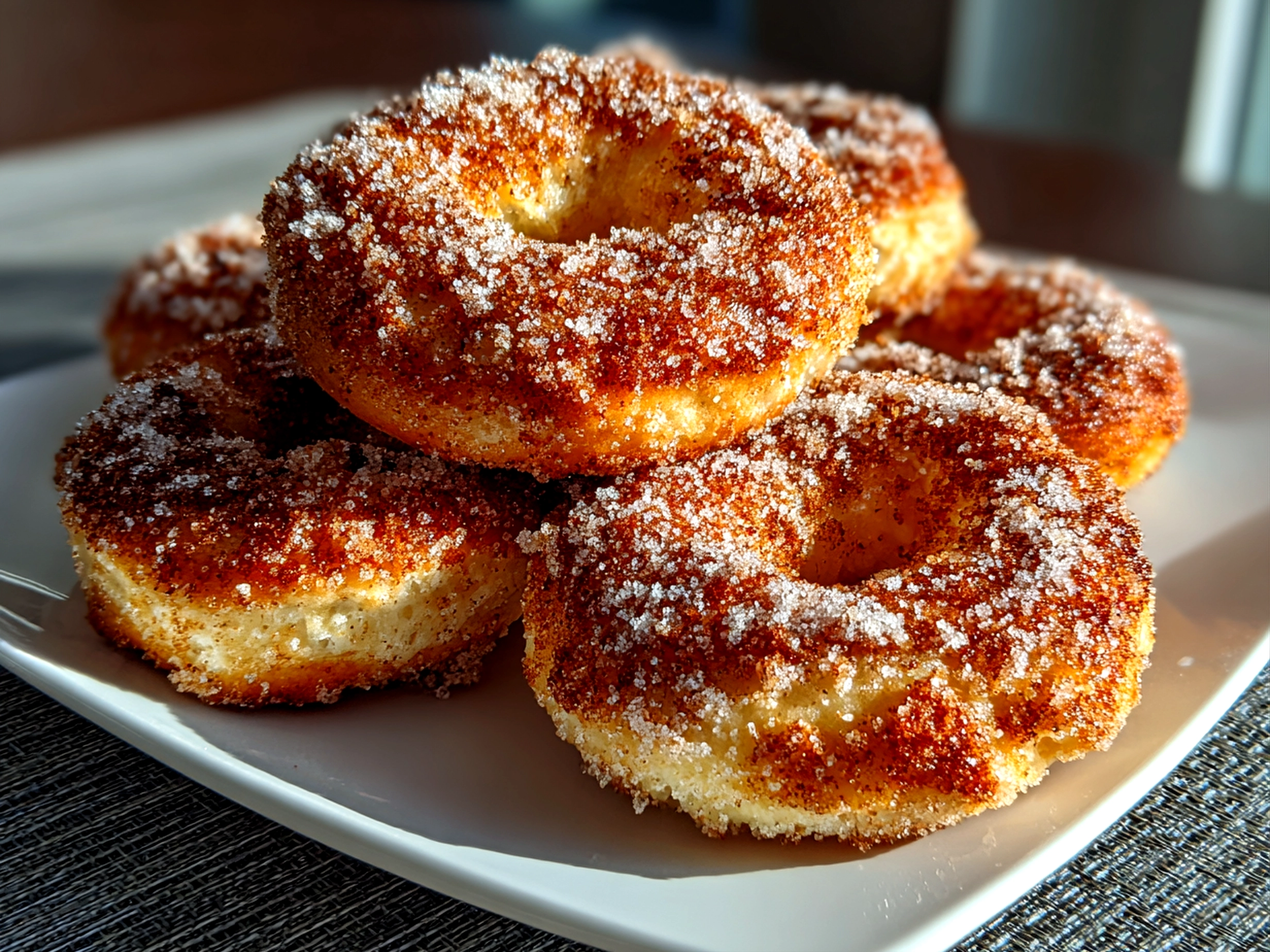 Freshly Made Cinnamon Sugar Bagels