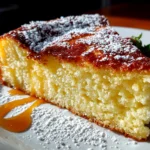 Freshly prepared 3 Ingredient Creamy Yogurt Cake