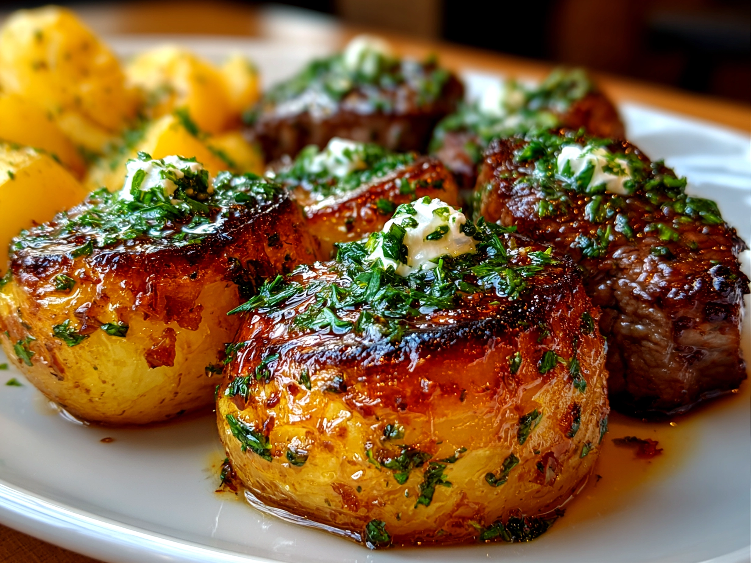 Homemade Steakhouse Potatoes Romanov