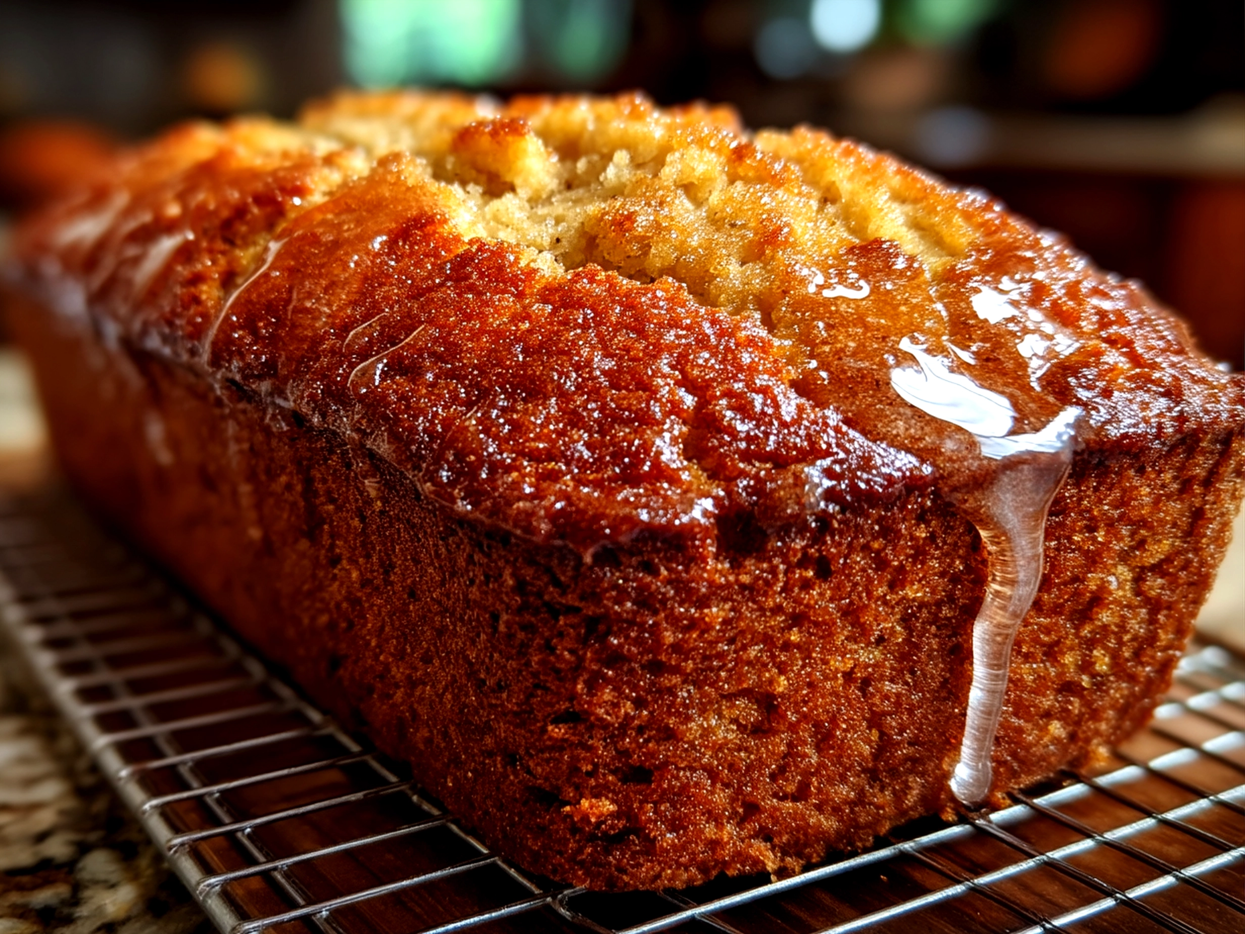 Slices of Snickerdoodle Banana Bread served warm with butter