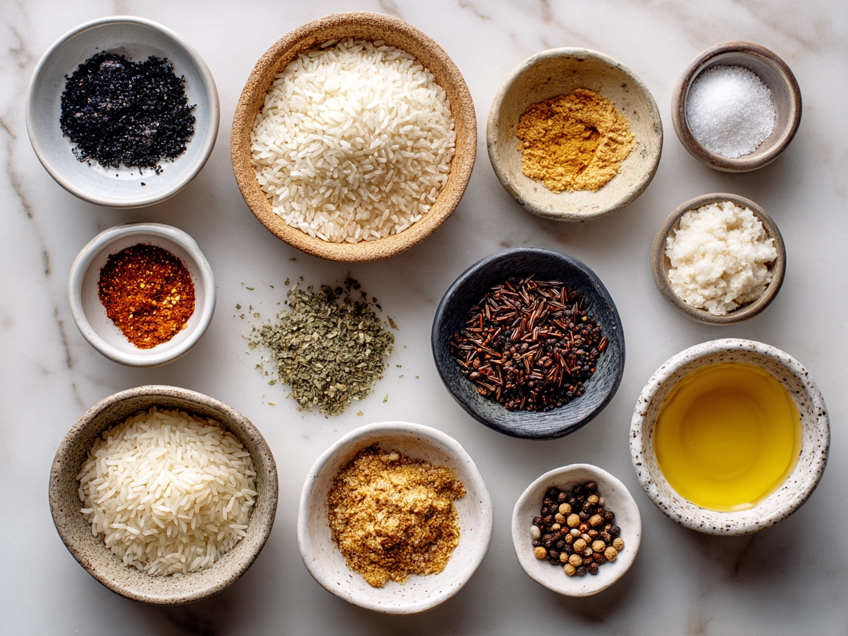 Ingredients for Texas Roadhouse Seasoned Rice